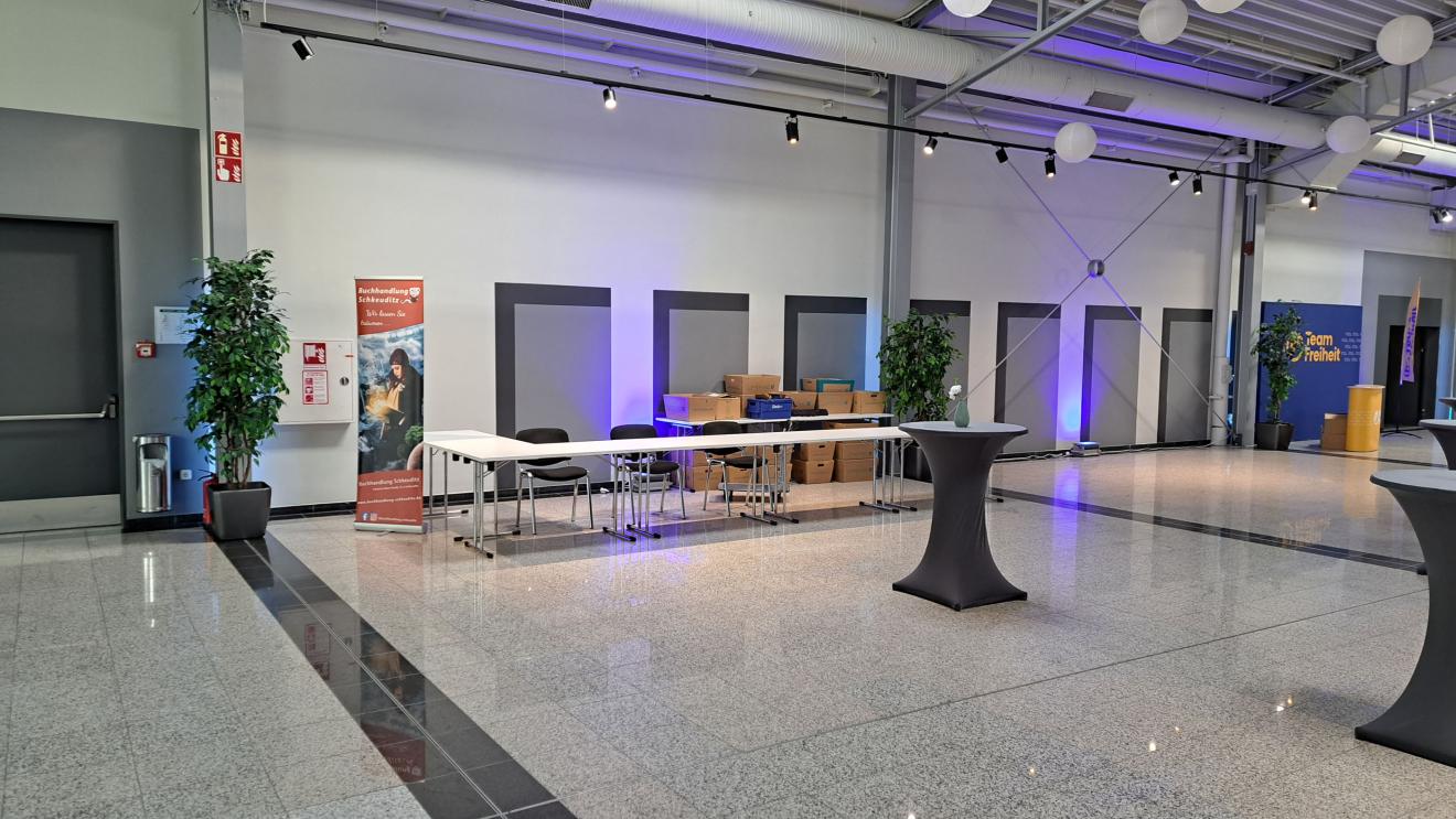 Vorbereitung - Milei Konferenz 2026 in Schkeuditz