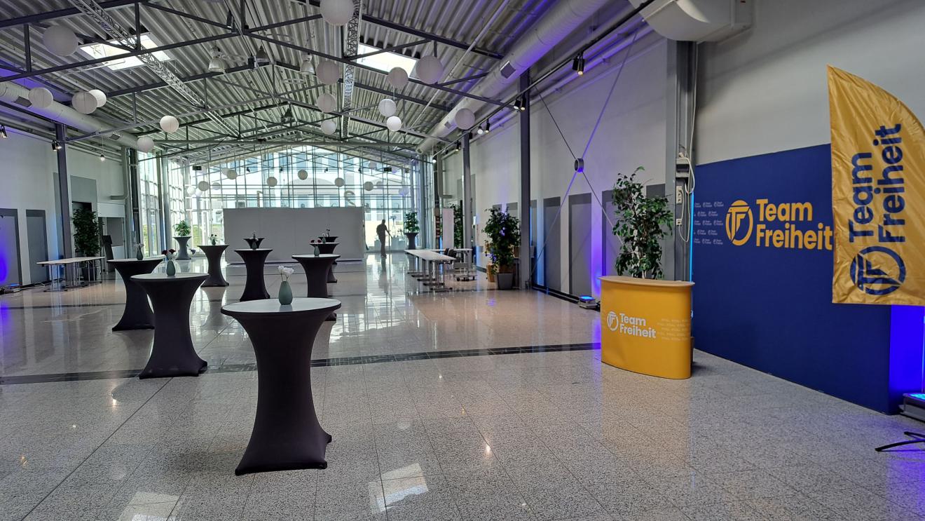 Vorbereitung - Milei Konferenz 2026 in Schkeuditz