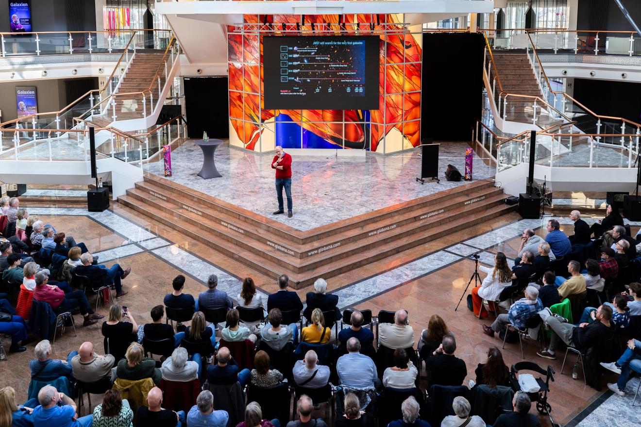 Prof. Dr. Harald Lesch live in Schkeuditz © globana & Planetarium Schkeuditz