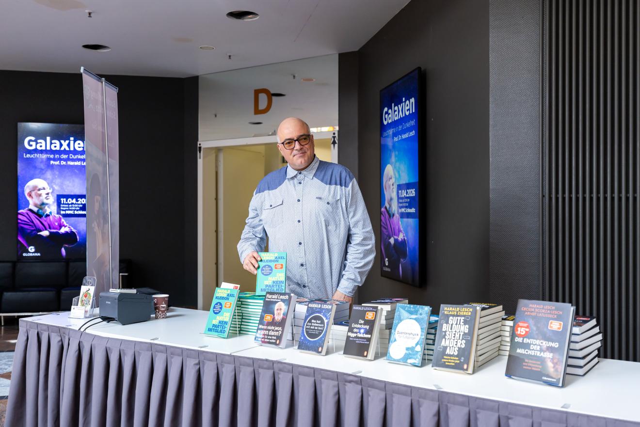 Prof. Dr. Harald Lesch live in Schkeuditz © globana & Planetarium Schkeuditz